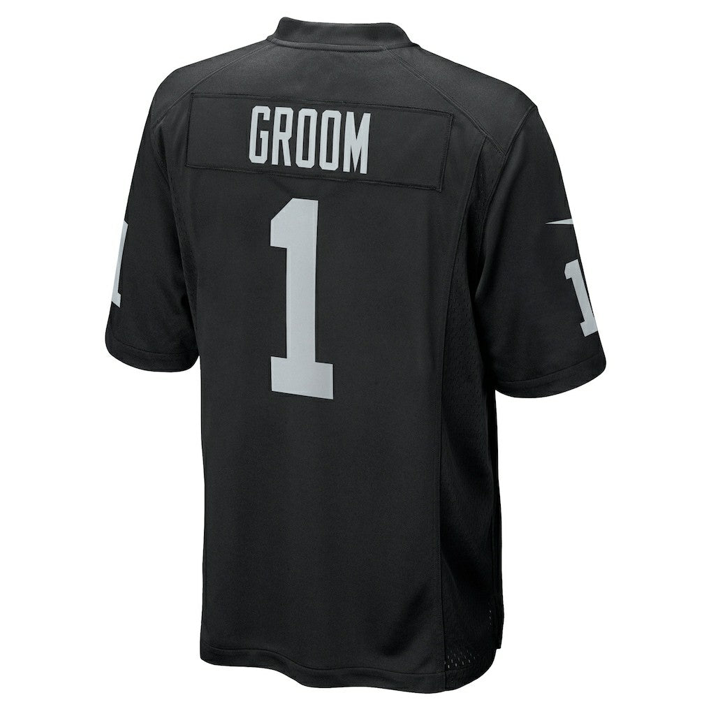 Number 1 Groom  Game Jersey - Las Vegas Raiders Jerseys