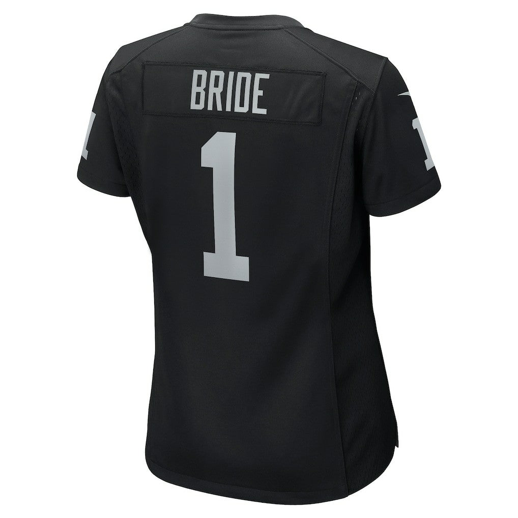 Number 1 Bride  Women's Game Jersey - Las Vegas Raiders Jerseys