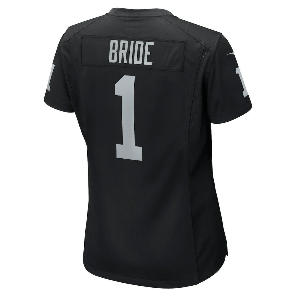 Number 1 Bride  Women's Game Jersey - Las Vegas Raiders Jerseys