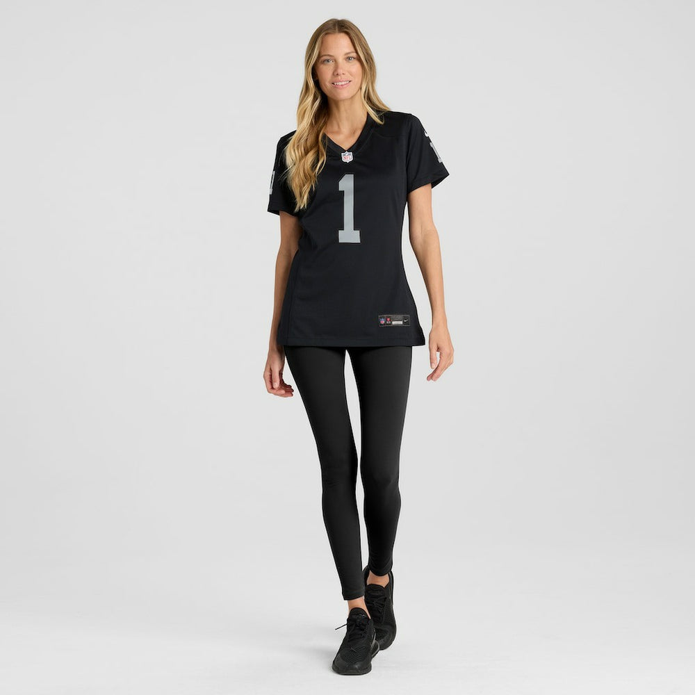 Number 1 Bride  Women's Game Jersey - Las Vegas Raiders Jerseys
