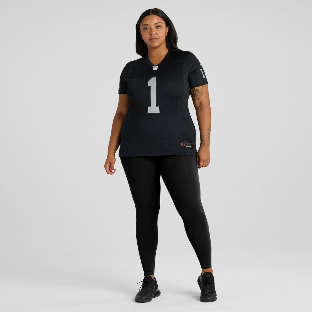 Number 1 Bride  Women's Game Jersey - Las Vegas Raiders Jerseys