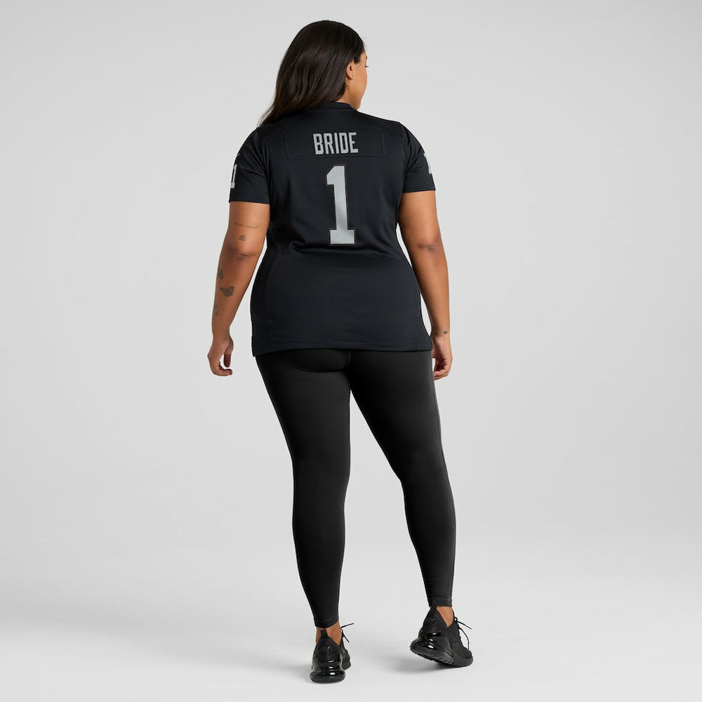 Number 1 Bride  Women's Game Jersey - Las Vegas Raiders Jerseys