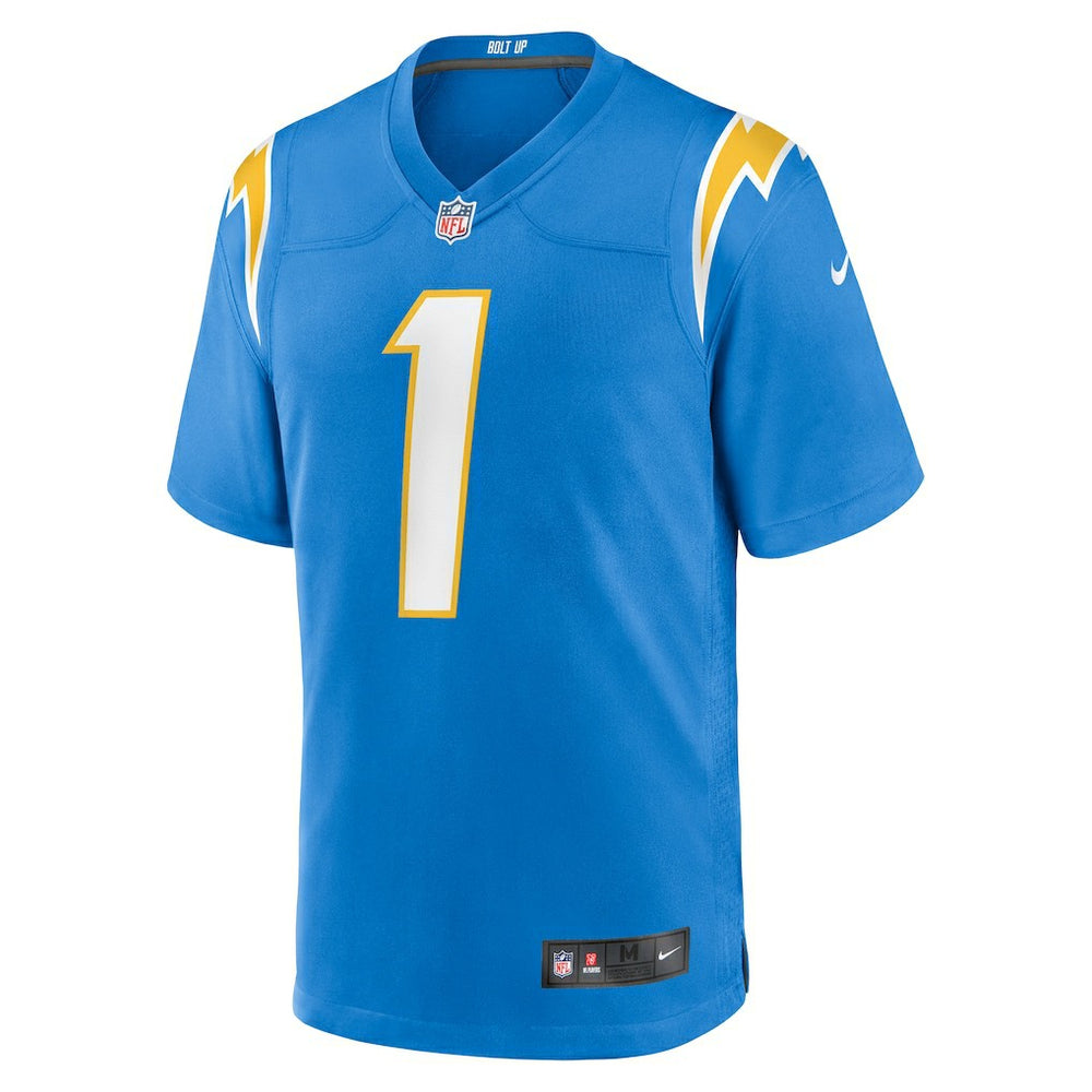 Number 1 Groom  Game Jersey - Los Angeles Chargers Jerseys