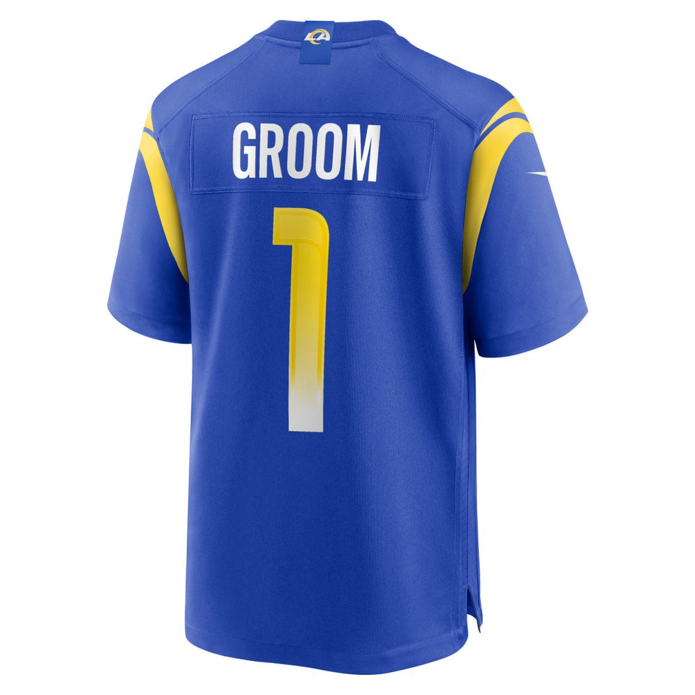 Number 1 Groom  Game Jersey - Los Angeles Rams Jerseys