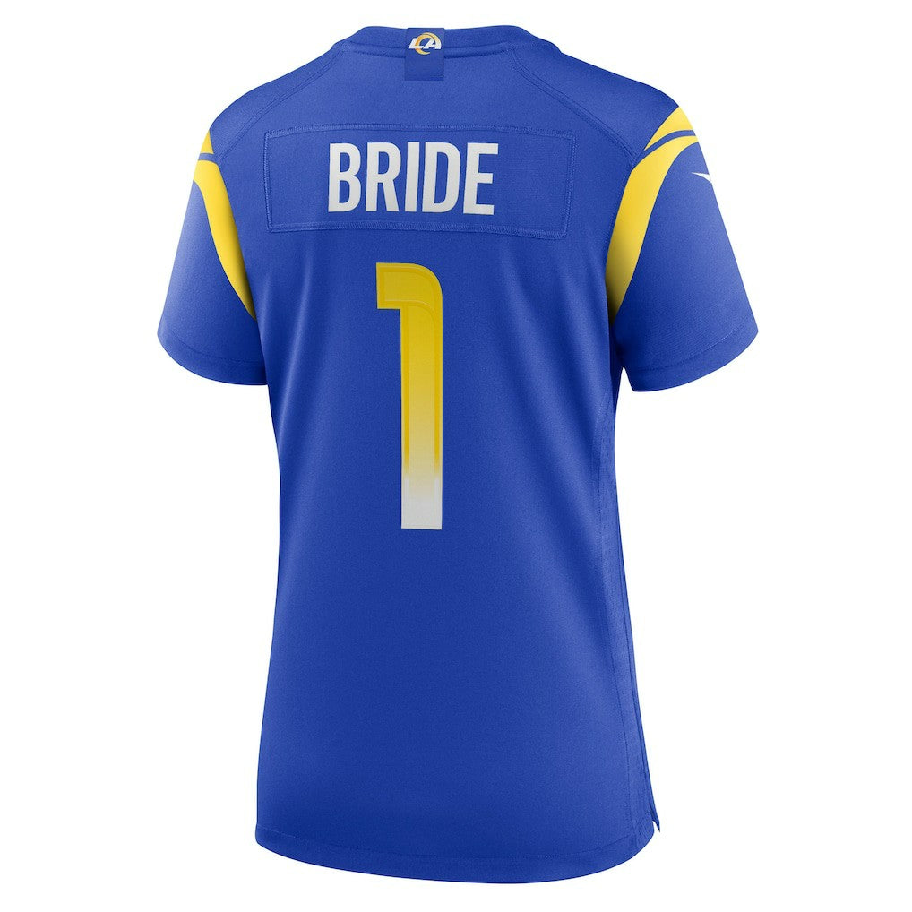 Number 1 Bride  Women's Game Jersey - Los Angeles Rams Jerseys
