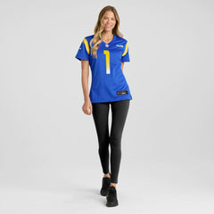 Number 1 Bride  Women's Game Jersey - Los Angeles Rams Jerseys