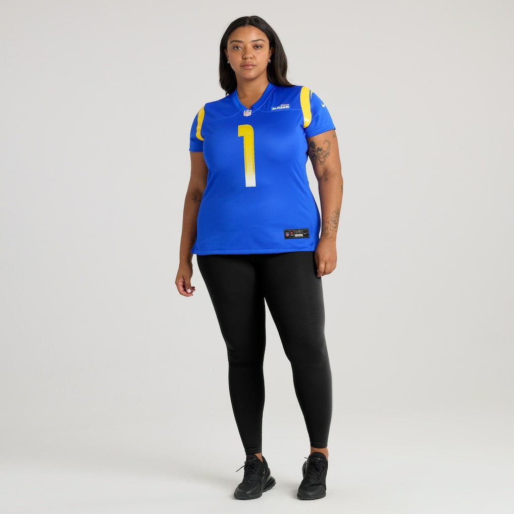 Number 1 Bride  Women's Game Jersey - Los Angeles Rams Jerseys