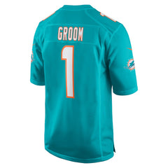 Number 1 Groom  Game Jersey - Miami Dolphins Jerseys