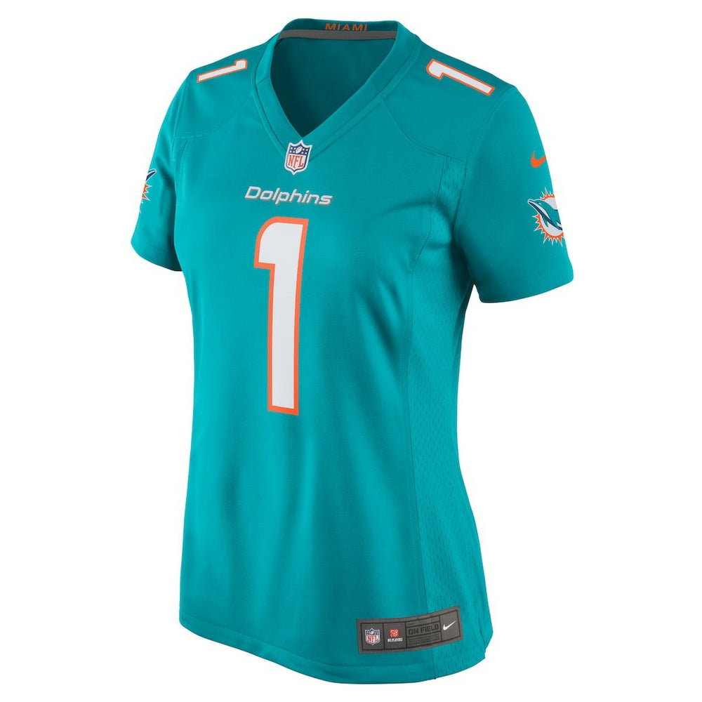 Number 1 Bride  Women's Game Jersey - Miami Dolphins Jerseys