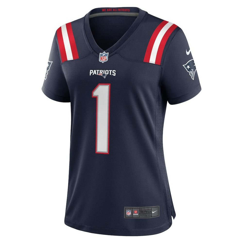 Number 1 Bride  Women's Game Jersey - New England Patriots Jerseys