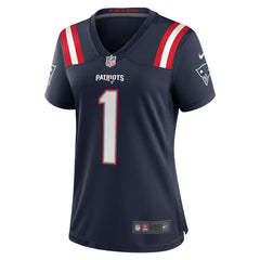 Number 1 Bride  Women's Game Jersey - New England Patriots Jerseys