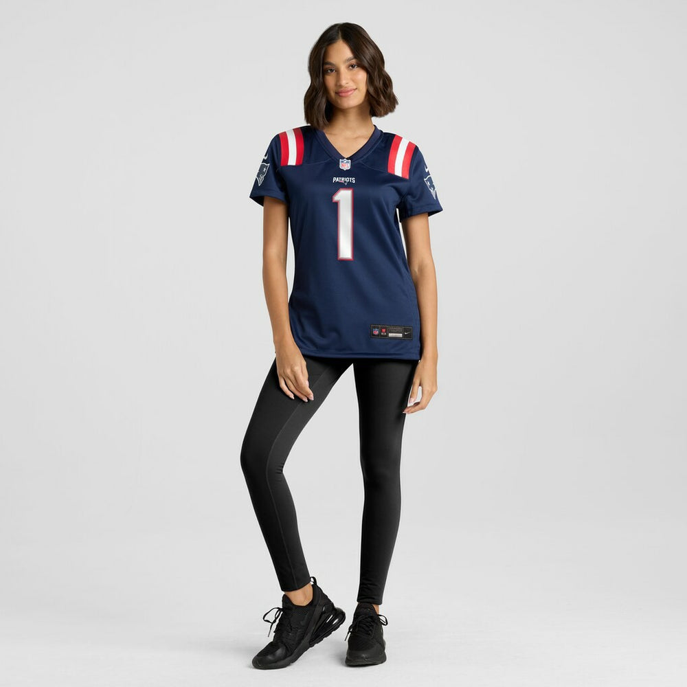 Number 1 Bride  Women's Game Jersey - New England Patriots Jerseys