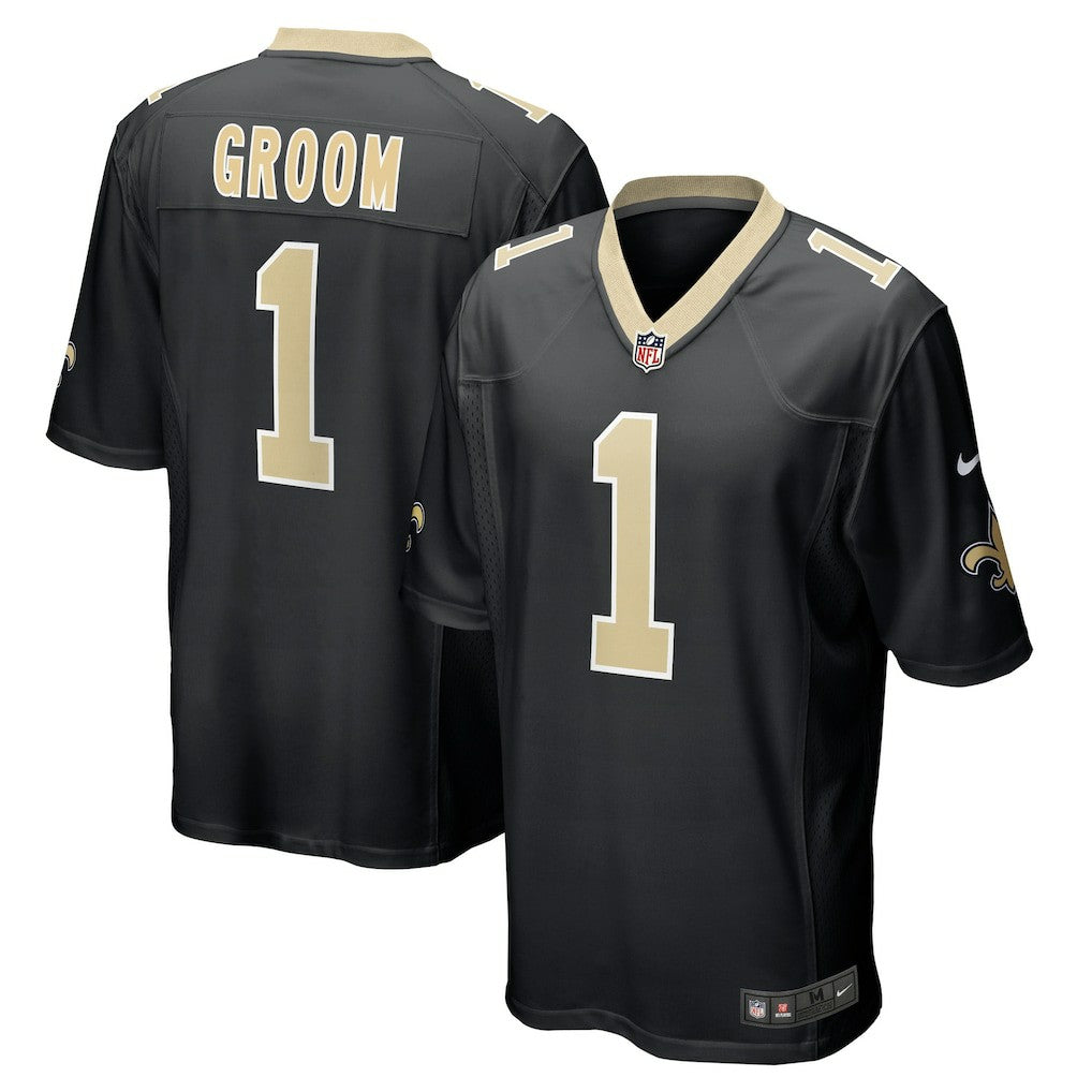 Number 1 Groom  Game Jersey - New Orleans Saints Jerseys