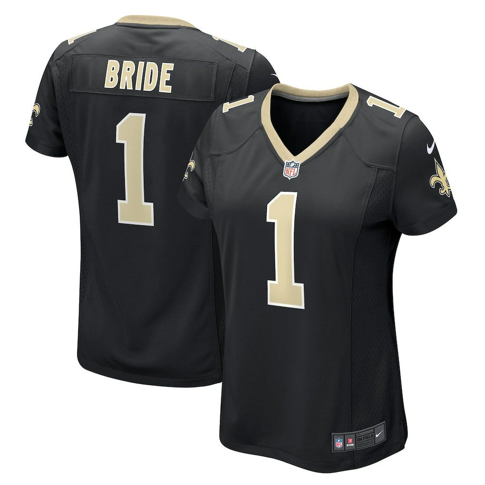 Number 1 Bride  Women's Game Jersey - New Orleans Saints Jerseys