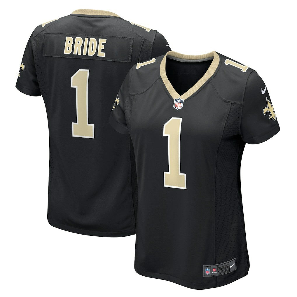 Number 1 Bride  Women's Game Jersey - New Orleans Saints Jerseys