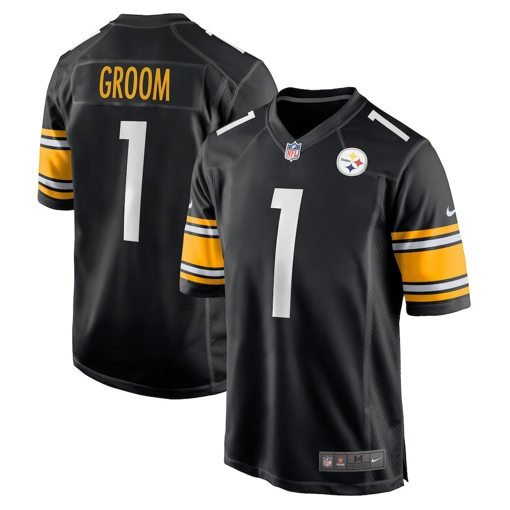 Number 1 Groom  Game Jersey - Pittsburgh Steelers Jerseys