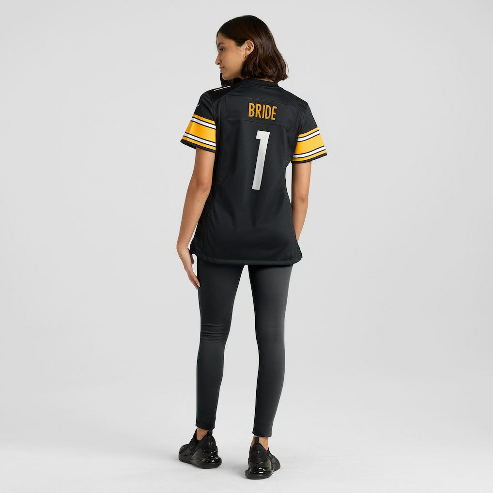 Number 1 Bride  Women's Game Jersey - Pittsburgh Steelers Jerseys