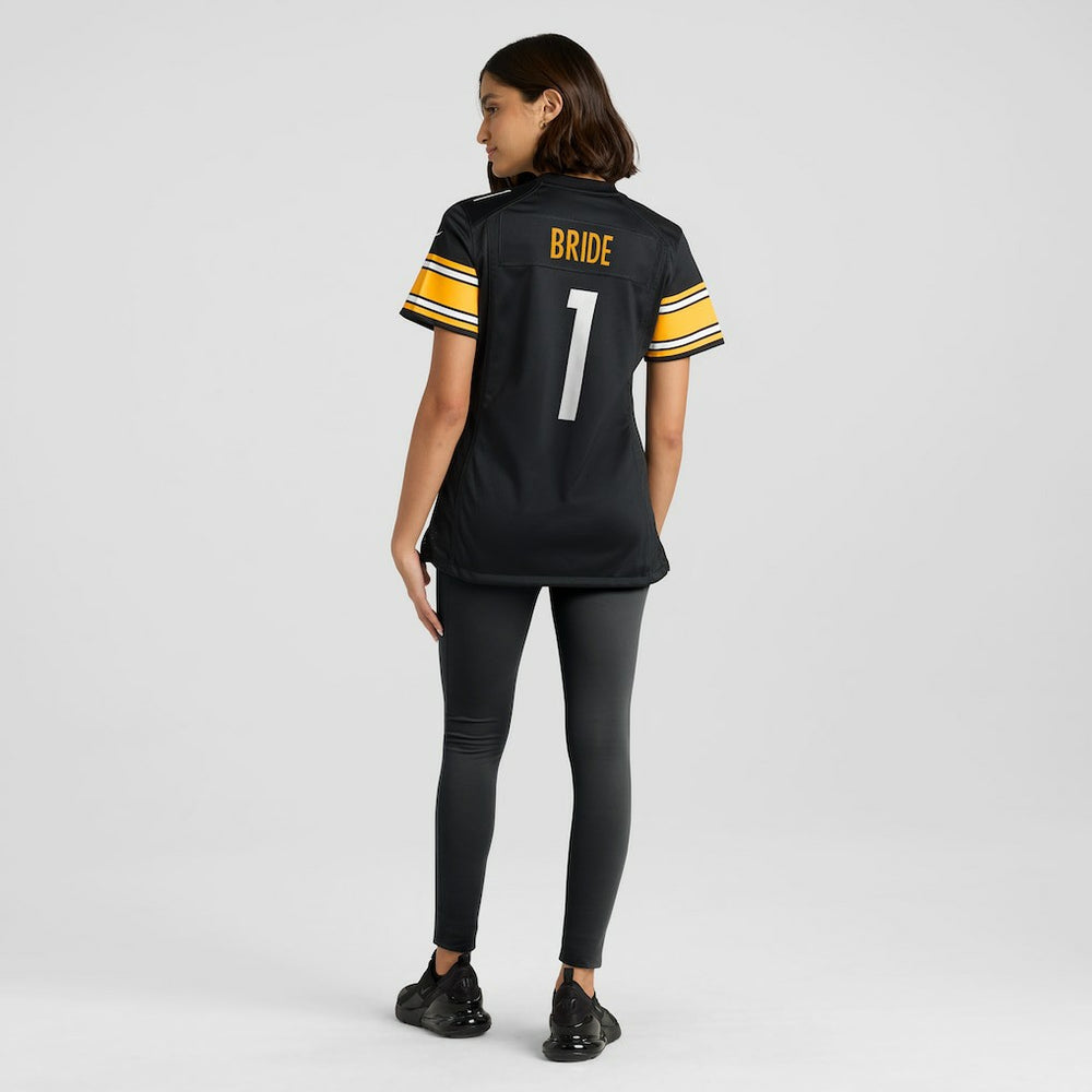 Number 1 Bride  Women's Game Jersey - Pittsburgh Steelers Jerseys