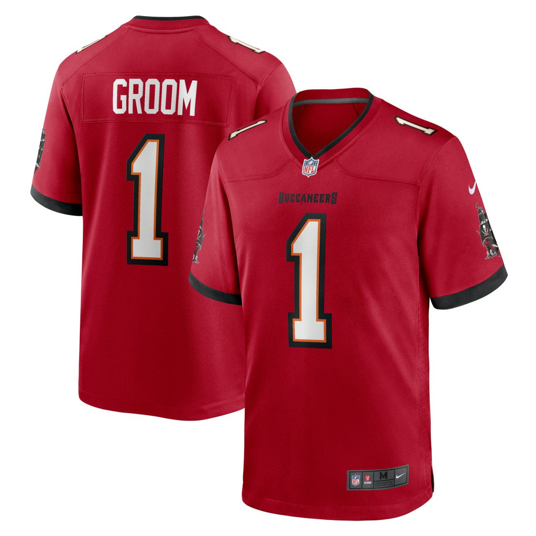 Number 1 Groom  Game Jersey - Tampa Bay Buccaneers Jerseys