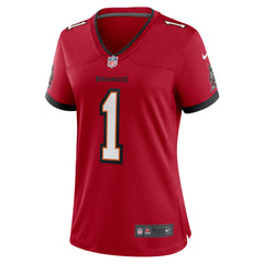 Number 1 Bride  Women's Game Jersey - Tampa Bay Buccaneers Jerseys