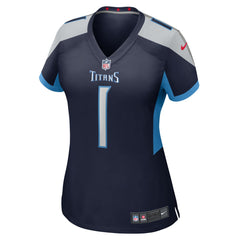 Number 1 Bride  Women's Game Jersey - Tennessee Titans Jerseys