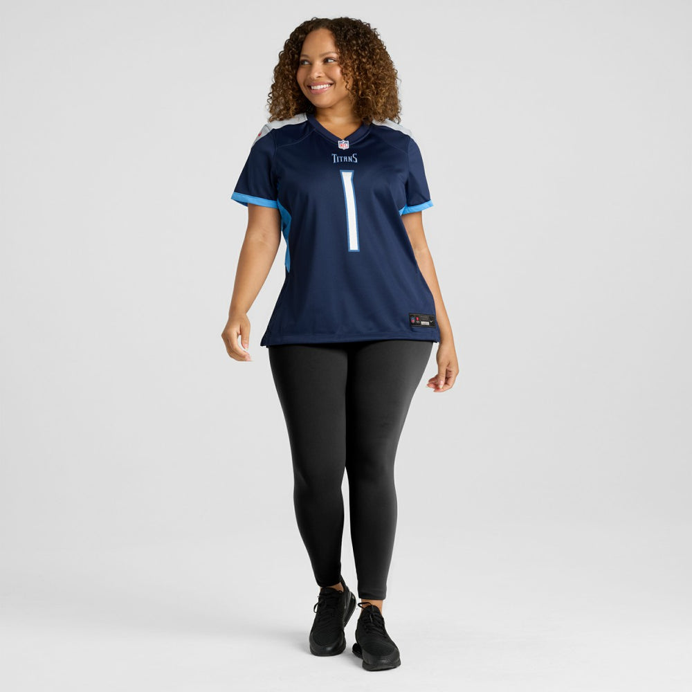 Number 1 Bride  Women's Game Jersey - Tennessee Titans Jerseys