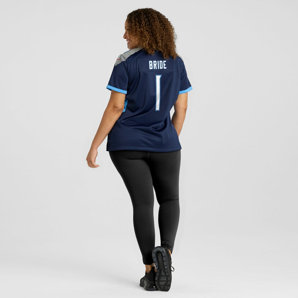 Number 1 Bride  Women's Game Jersey - Tennessee Titans Jerseys