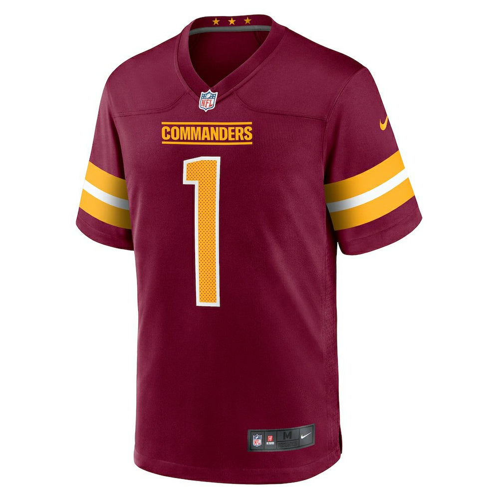Number 1 Groom  Game Jersey - Washington Commanders Jerseys