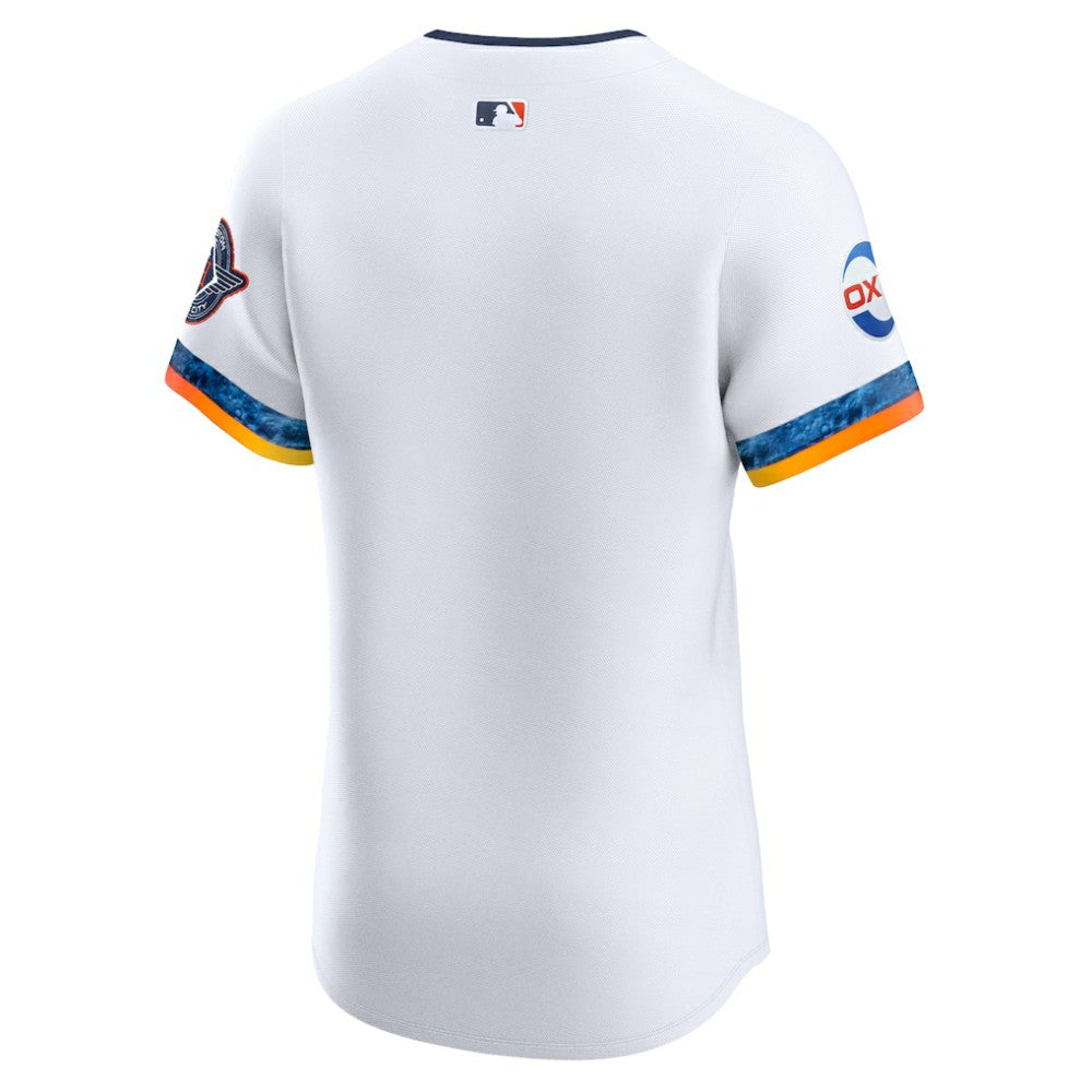 White Houston Astros Nike 2025 City Connect Elite Jersey