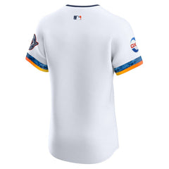 White Houston Astros Nike 2025 City Connect Elite Jersey