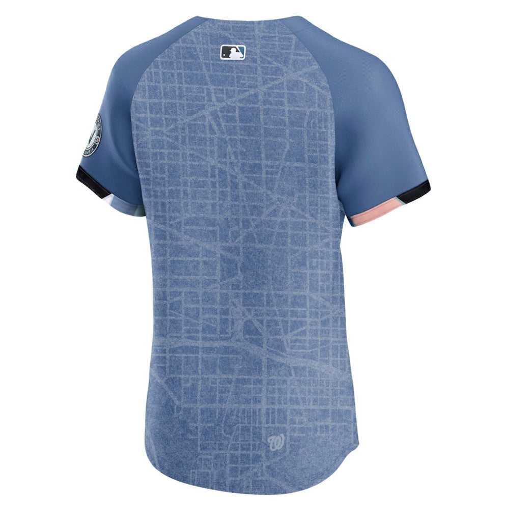 Blue Washington Nationals Nike 2025 City Connect Elite Jersey