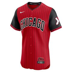 Red/Black Chicago White Sox Nike 2025 City Connect Elite Jersey