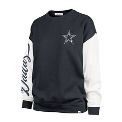 '47 Women's Double Header Rise Andie Pullover Sweatshirt - Dallas Cowboys Pullover