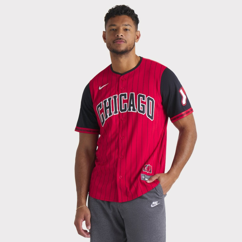 Red/Black Chicago White Sox Nike 2025 City Connect Limited Jersey