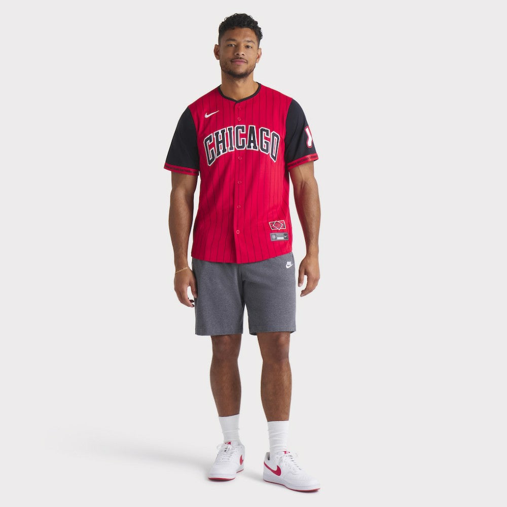 Red/Black Chicago White Sox Nike 2025 City Connect Limited Jersey