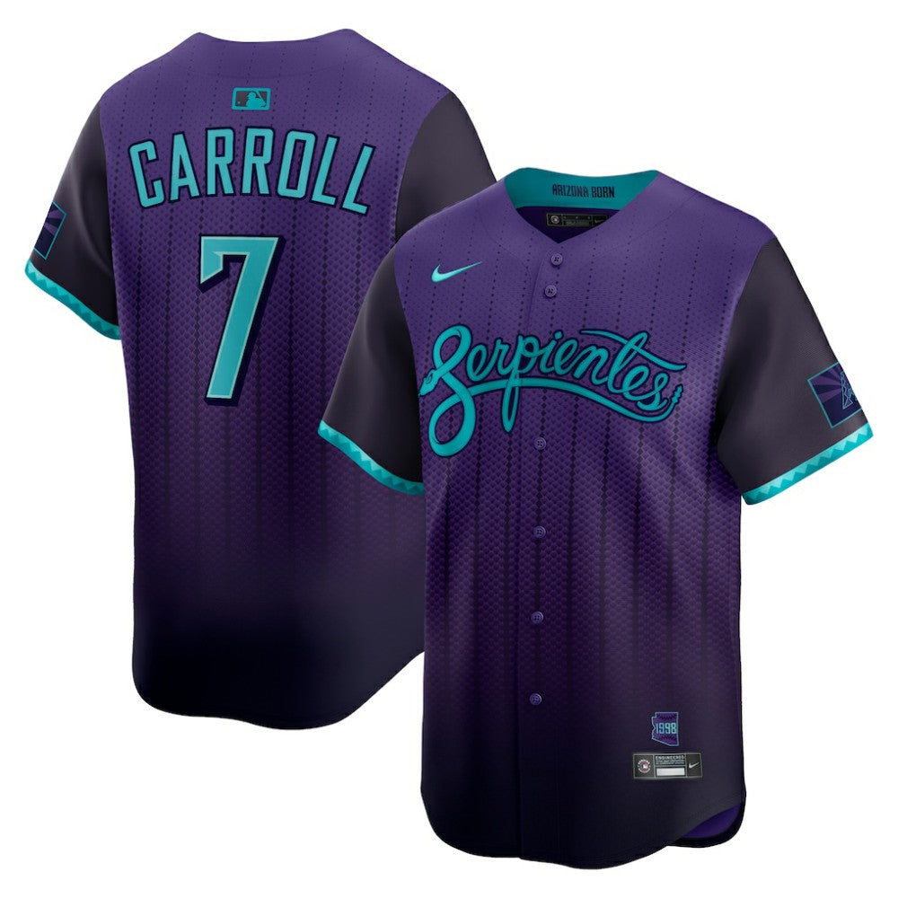Purple Corbin Carroll Arizona Diamondbacks Nike 2025 City Connect Limited Player Jersey