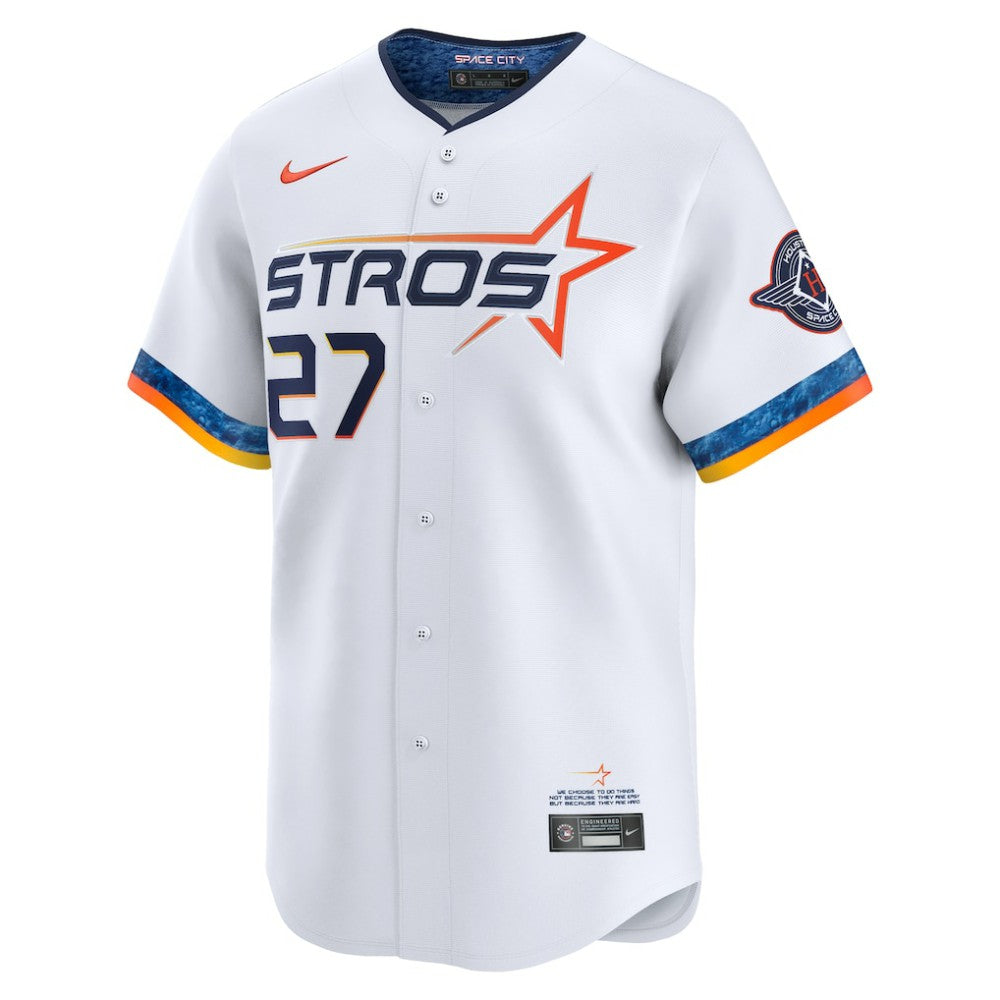 White Jose Altuve Houston Astros Nike 2025 City Connect Limited Player Jersey