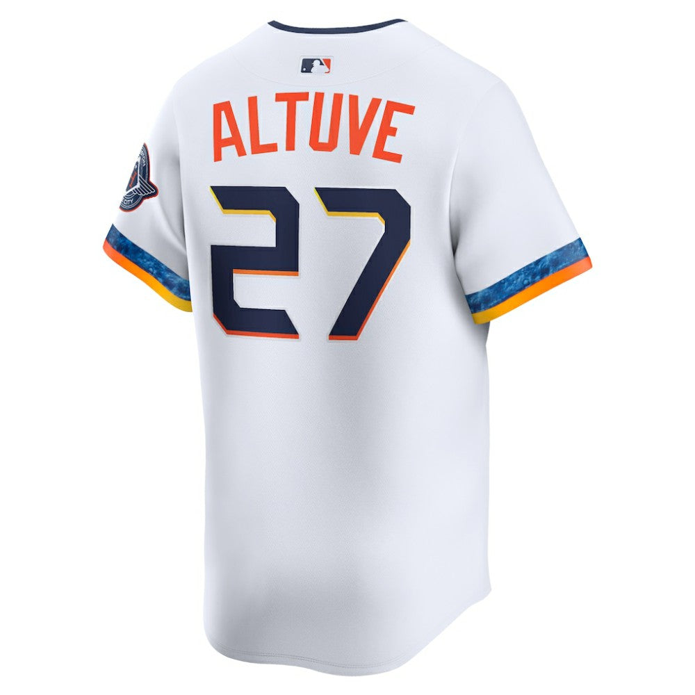 White Jose Altuve Houston Astros Nike 2025 City Connect Limited Player Jersey