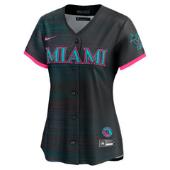 Black Miami Marlins Nike Women's 2025 City Connect Limited Jersey