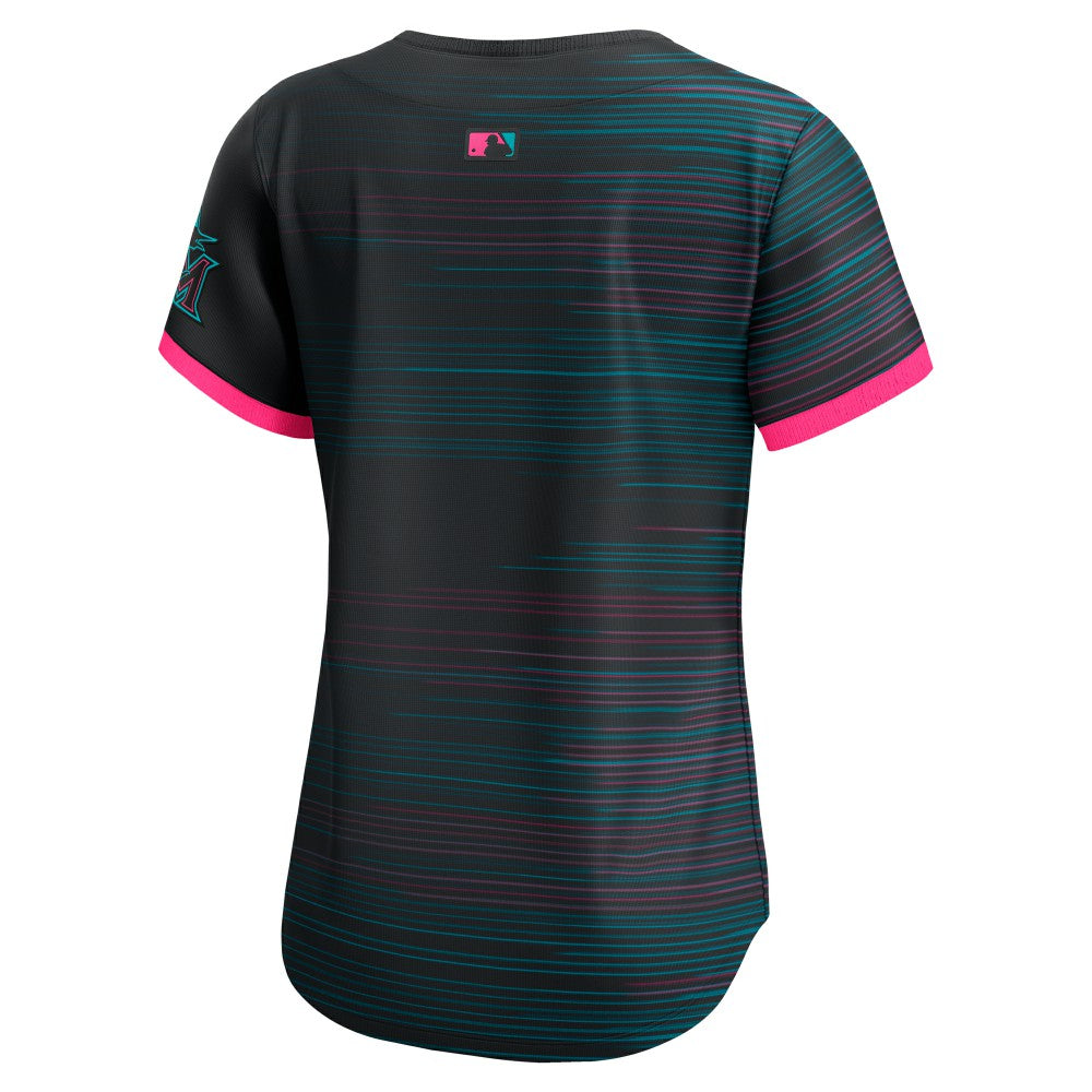 Black Miami Marlins Nike Women's 2025 City Connect Limited Jersey