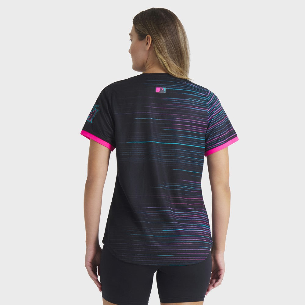 Black Miami Marlins Nike Women's 2025 City Connect Limited Jersey
