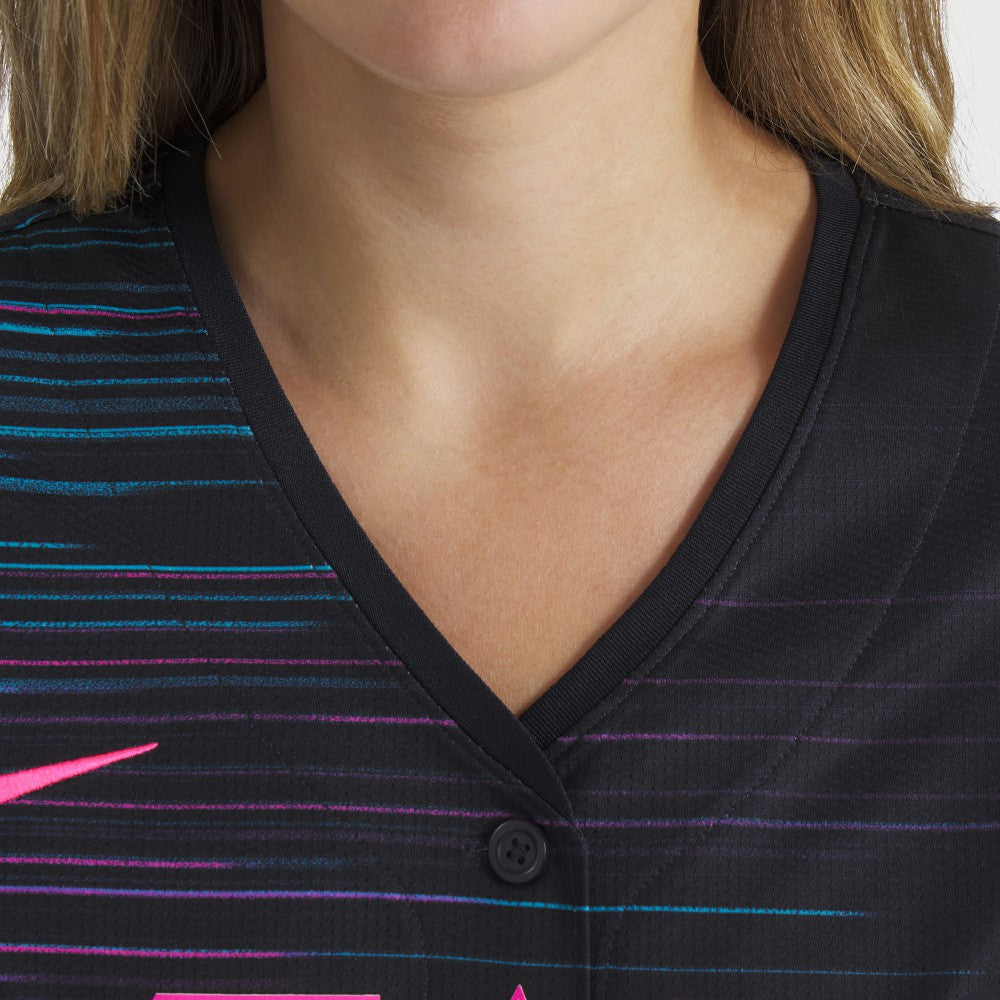 Black Miami Marlins Nike Women's 2025 City Connect Limited Jersey