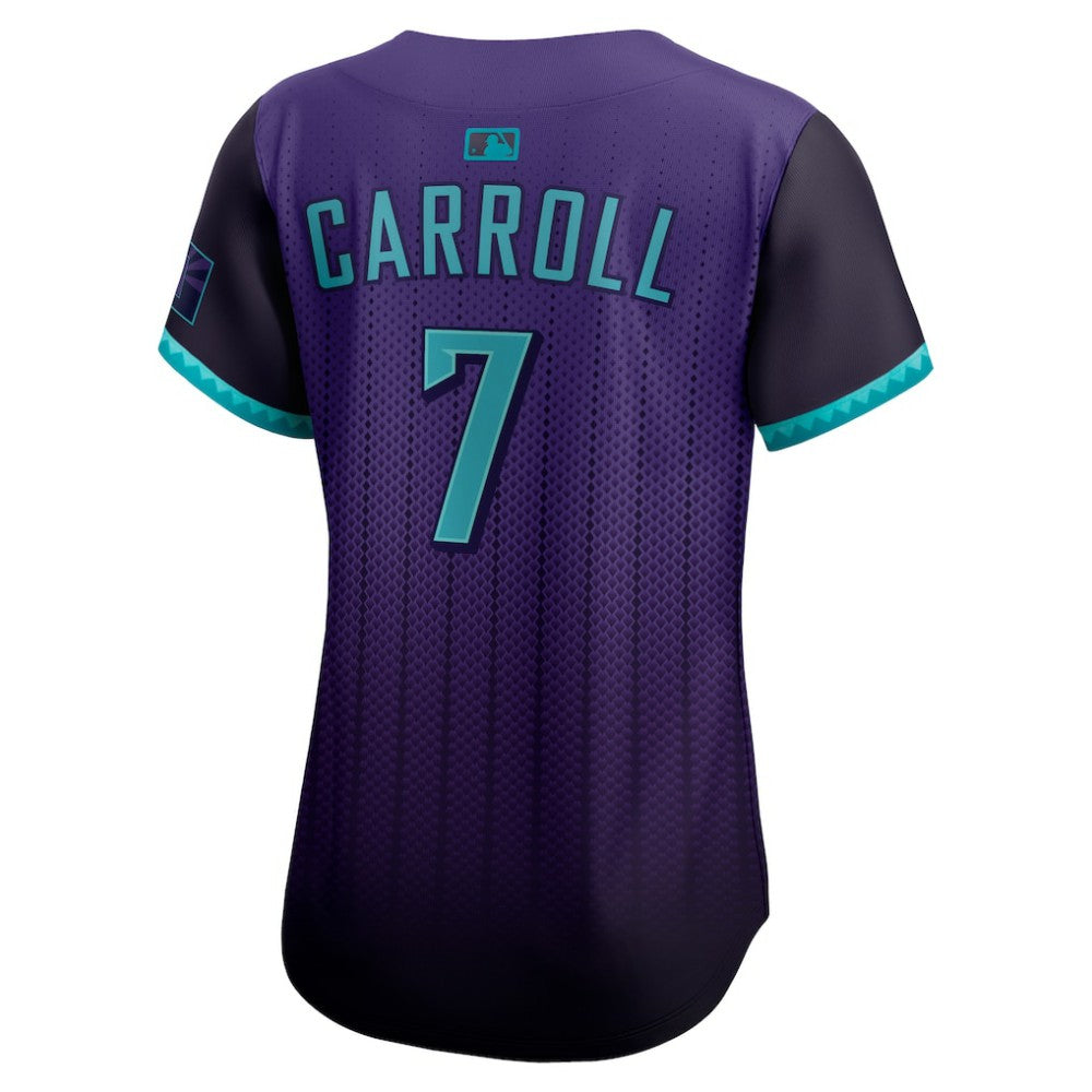 Purple Corbin Carroll Arizona Diamondbacks Nike Women's 2025 City Connect Limited Player Jersey