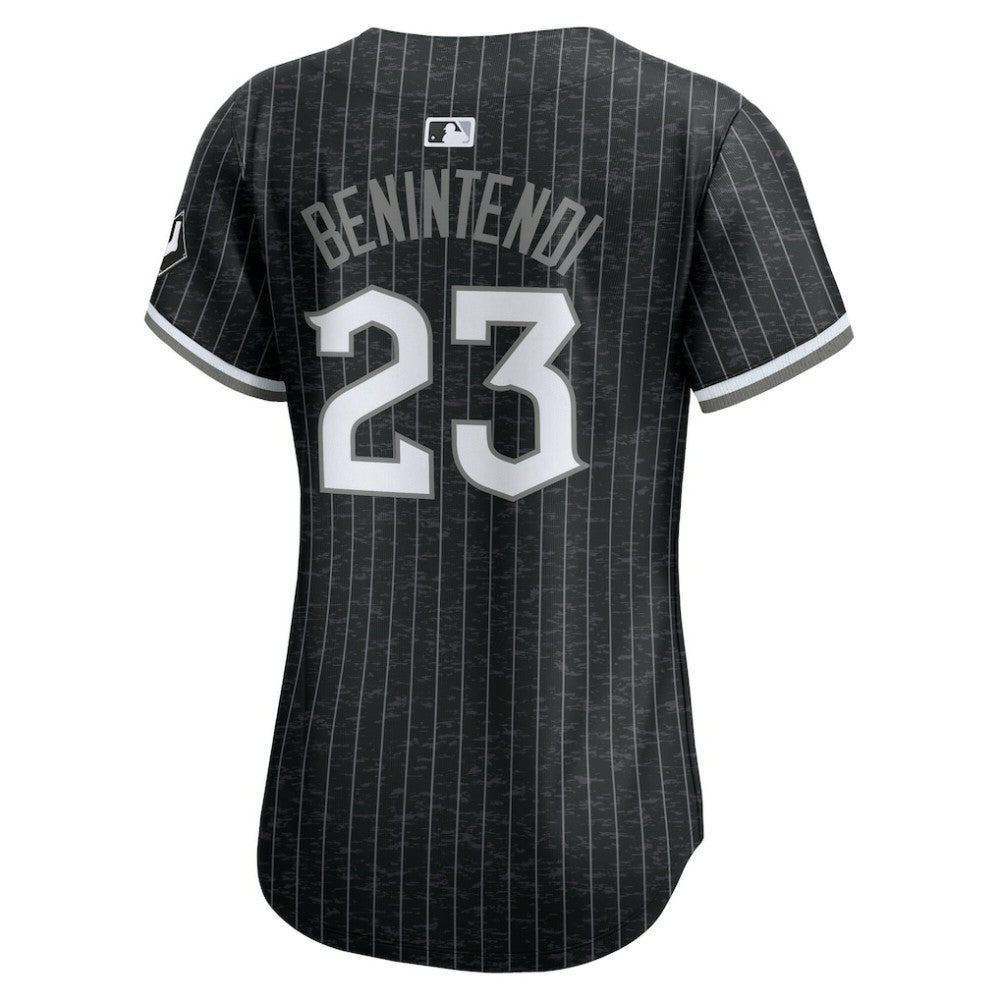 Black Andrew Benintendi Chicago White Sox Nike Women's City Connect Limited Jersey