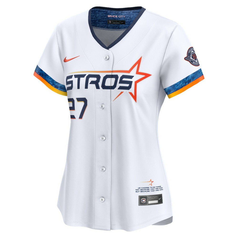 White Jose Altuve Houston Astros Nike Women's 2025 City Connect Limited Jersey