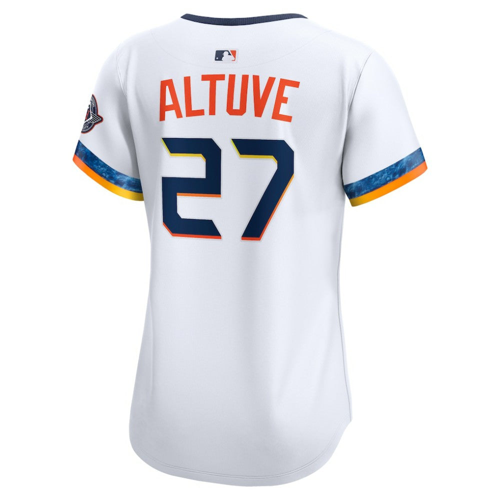 White Jose Altuve Houston Astros Nike Women's 2025 City Connect Limited Jersey