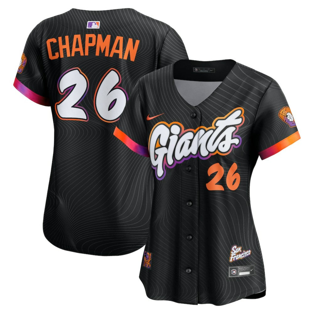 Anthracite Matt Chapman San Francisco Giants Nike Women's 2025 City Connect Limited Jersey