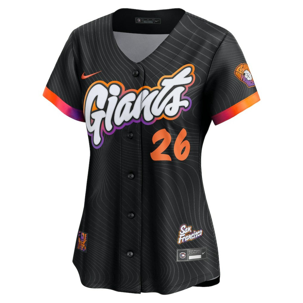Anthracite Matt Chapman San Francisco Giants Nike Women's 2025 City Connect Limited Jersey