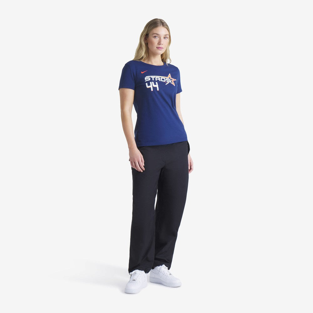 Navy Yordan Alvarez Houston Astros Nike Women's 2025 City Connect Fuse Name & Number T-Shirt