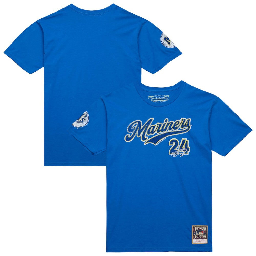 Royal Ken Griffey Jr. Seattle Mariners Mitchell & Ness Cooperstown Collection Player T-Shirt